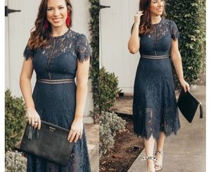 Size 12 Lace Navy Dress